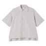  DANTON DANTON W's Cotton Poplin Half Sleeve Shirt画像1