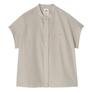  DANTON DANTON W's Cotton Linen Slub Sleeveless Shirt画像1