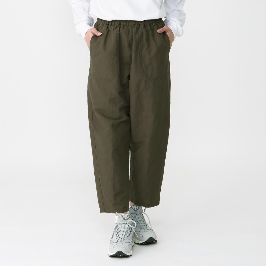 モデル：161cm / 着用サイズ：36 DANTON DANTON W's Cotton Linen Weather Easy Pant画像1