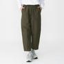 モデル：161cm / 着用サイズ：36 DANTON DANTON W's Cotton Linen Weather Easy Pant画像1