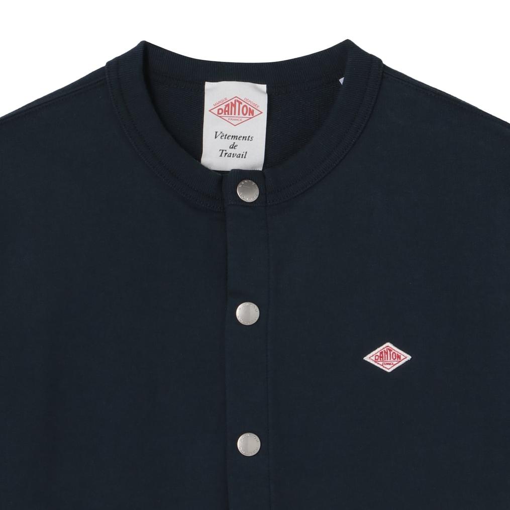  DANTON DANTON W's Cotton Terry Crew Neck Cardigan画像2