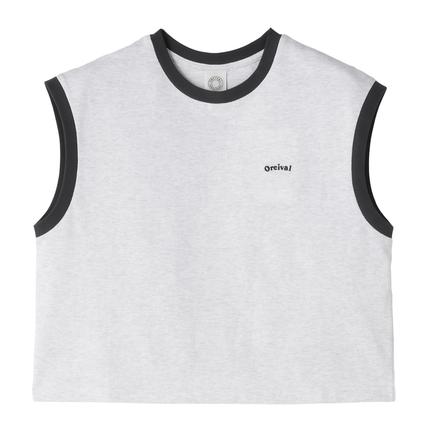 ORCIVAL ウィメンズエンブロイダリースリーブレスTシャツ