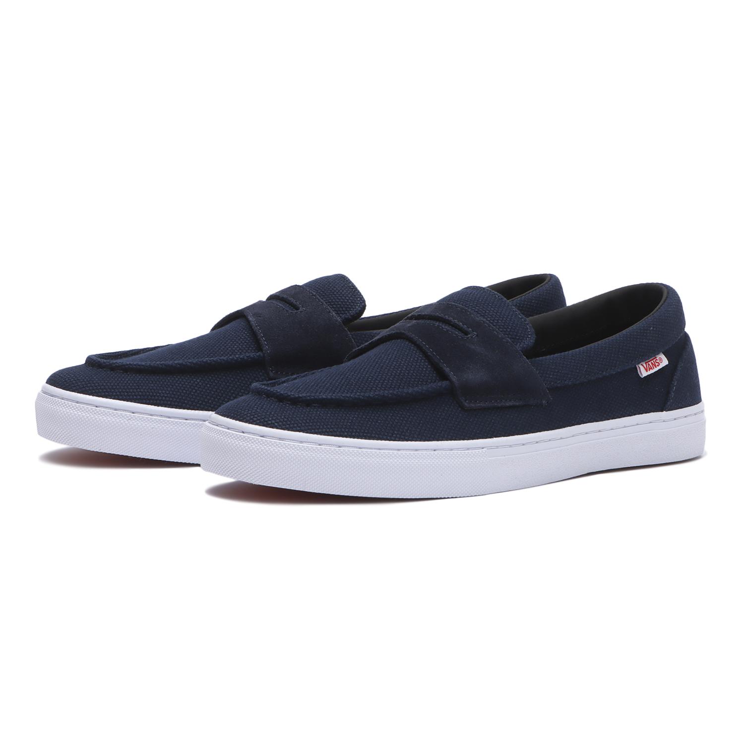 VANS】 ヴァンズ LOAFER ローファー V196CF CVS NAVY/WHITE