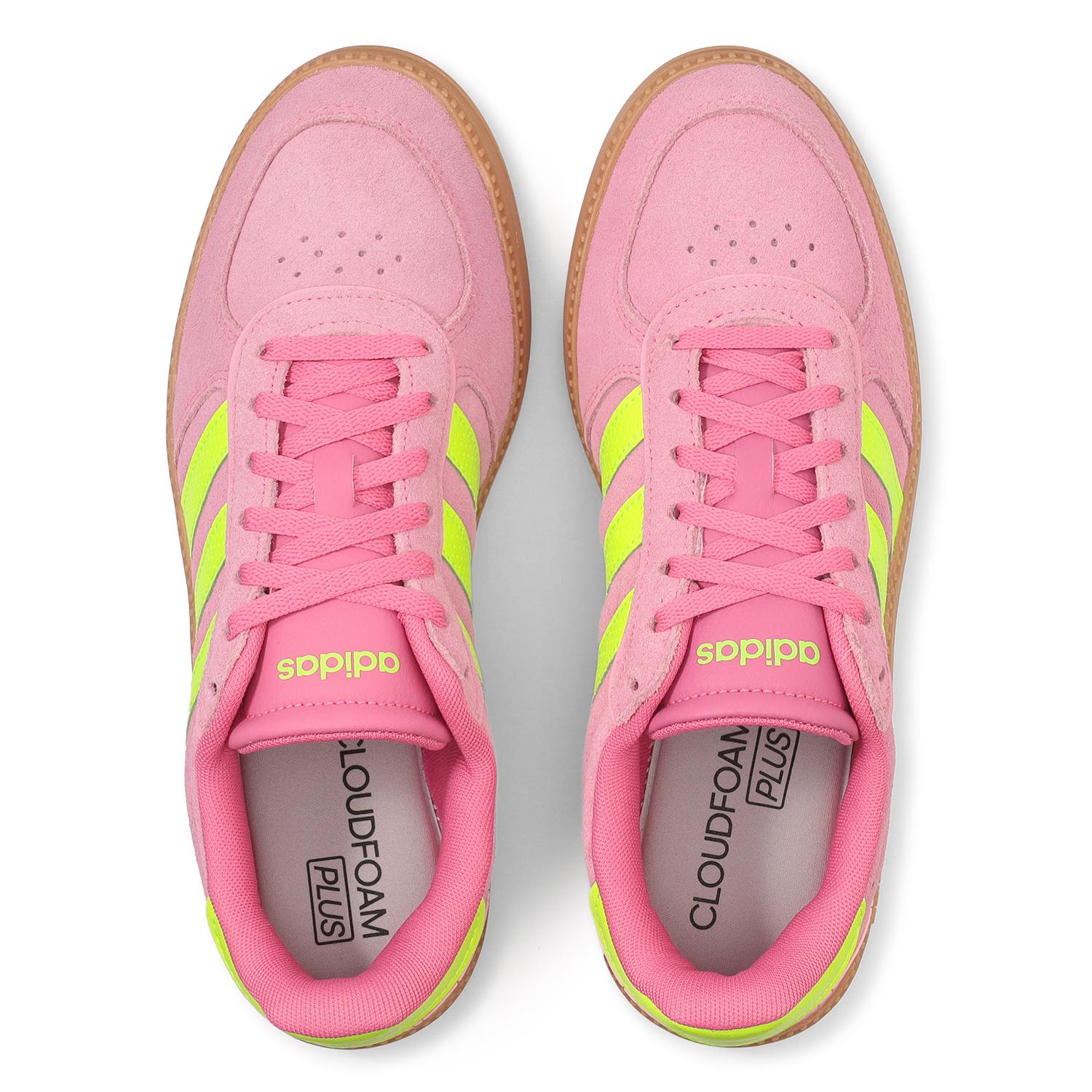 もslピンク レディース 【ADIDAS】 アディダス BREAKNET SLEEK SUEDE
