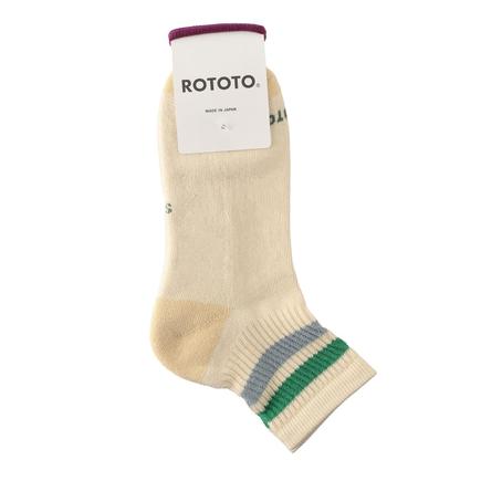 ROTOTO レトロアスレチックアンクルソックス