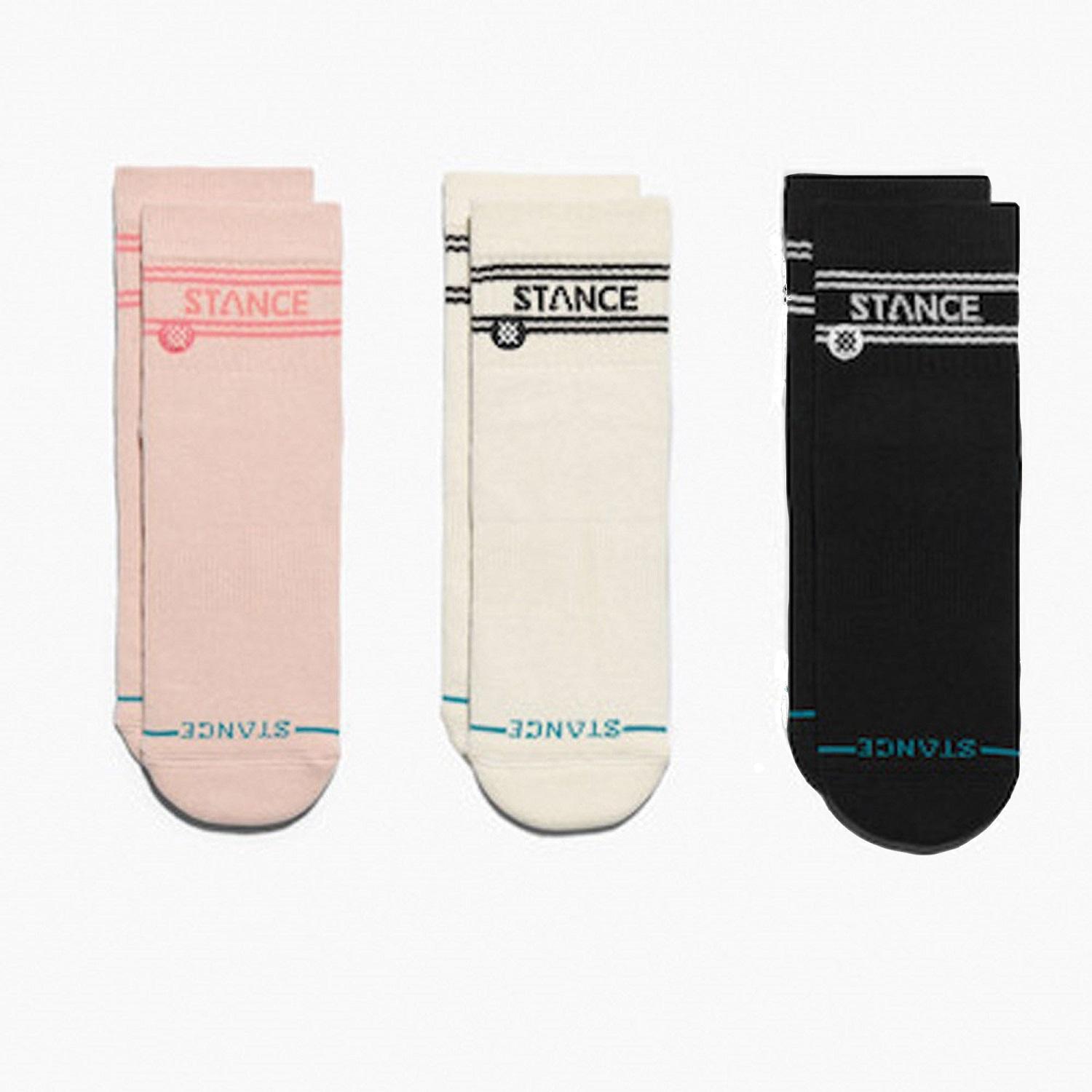 STANCE SOCKS】 スタンス ソックス BASIC QUARTER 3 PACK ソックス
