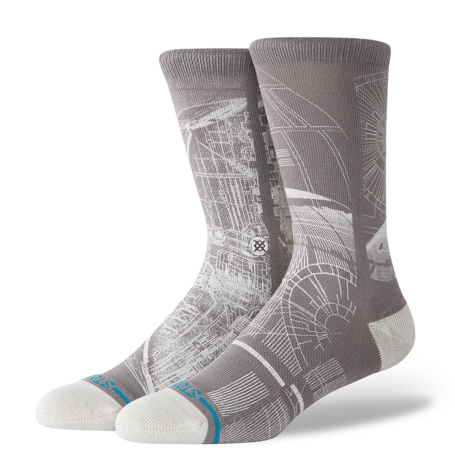 Stance スタンス ソックス　靴下 Grosso Grey STANCE スタンス ソックス メンズ レディース クルーソックス