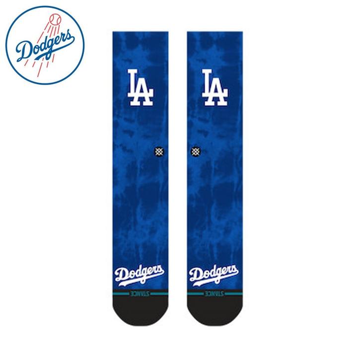 �ySTANCE SOCKS�z �X�^���X �\�b�N�X DODGERS DYE �\�b�N�X A556A25DOD#ROY ROYAL L