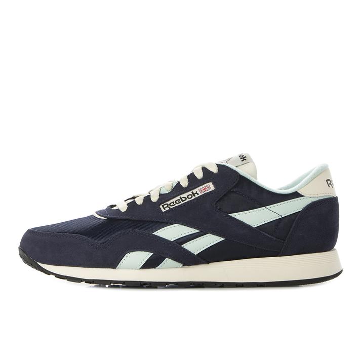 �y���������z �yREEBOK�z ���[�{�b�N CLASSIC NYLON �N���V�b�N �i�C���� 100209552 NAVY/AQUA/CHK 25.5cm