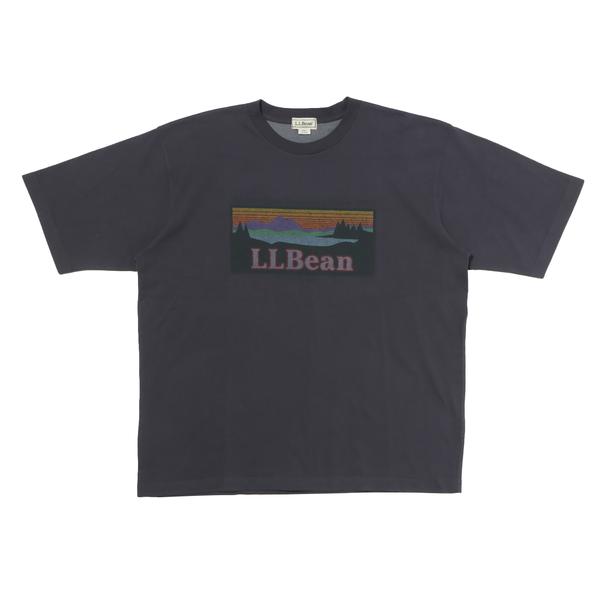 L.L.Bean モリル ショートスリーブ カタディンロゴ T グレー M