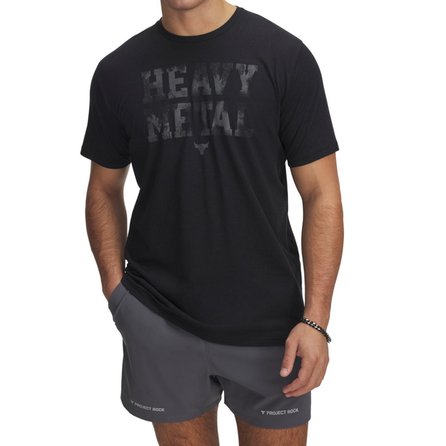 UNDER ARMOUR UNDER ARMOR UA Project Rock Heavy Metal S/S T-Shirt