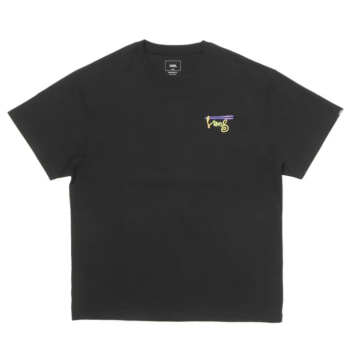 VANS �V���[�g�X���[�u BLACK