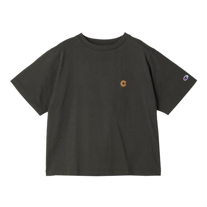 CHAMPION �V���[�g�X���[�u�e�B�[�V���c 055 OFF BLACK