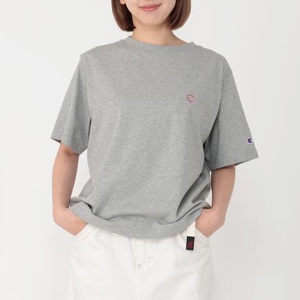 CHAMPION ウィメンズショートスリーブワンポイントTシャツ