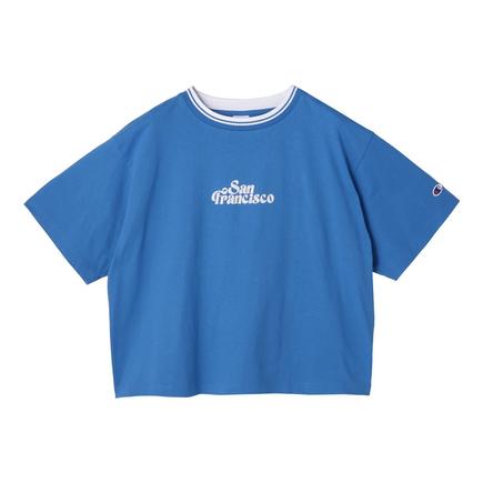 CHAMPION ウィメンズショートスリーブシティーロゴTシャツ
