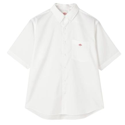 DANTON メンズドットボタンボタンダウン S/S シャツ