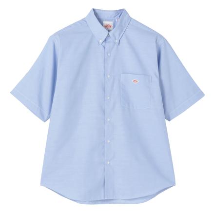 DANTON メンズドットボタンボタンダウン S/S シャツ