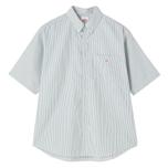 GREEN/WH STRIPE