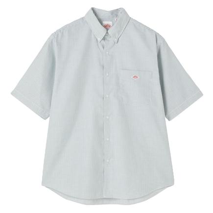 DANTON メンズドットボタンボタンダウン S/S シャツ