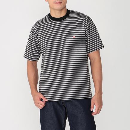DANTON メンズ ポケットTシャツ