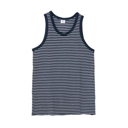 JEMORGAN ワッフルボーダータンクパック