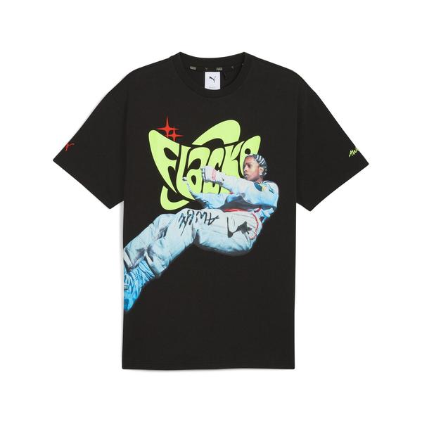 PUMA エイサップ・ロッキー フラッコ ドライブ TEE ブラック S