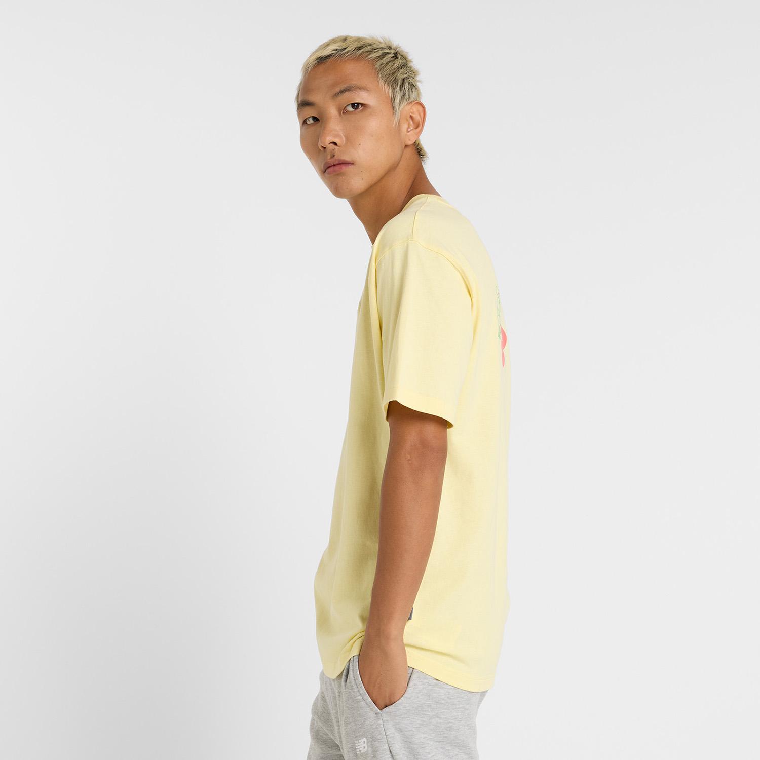 New Balance】 ニューバランス M テニスカートゥーンTシャツ