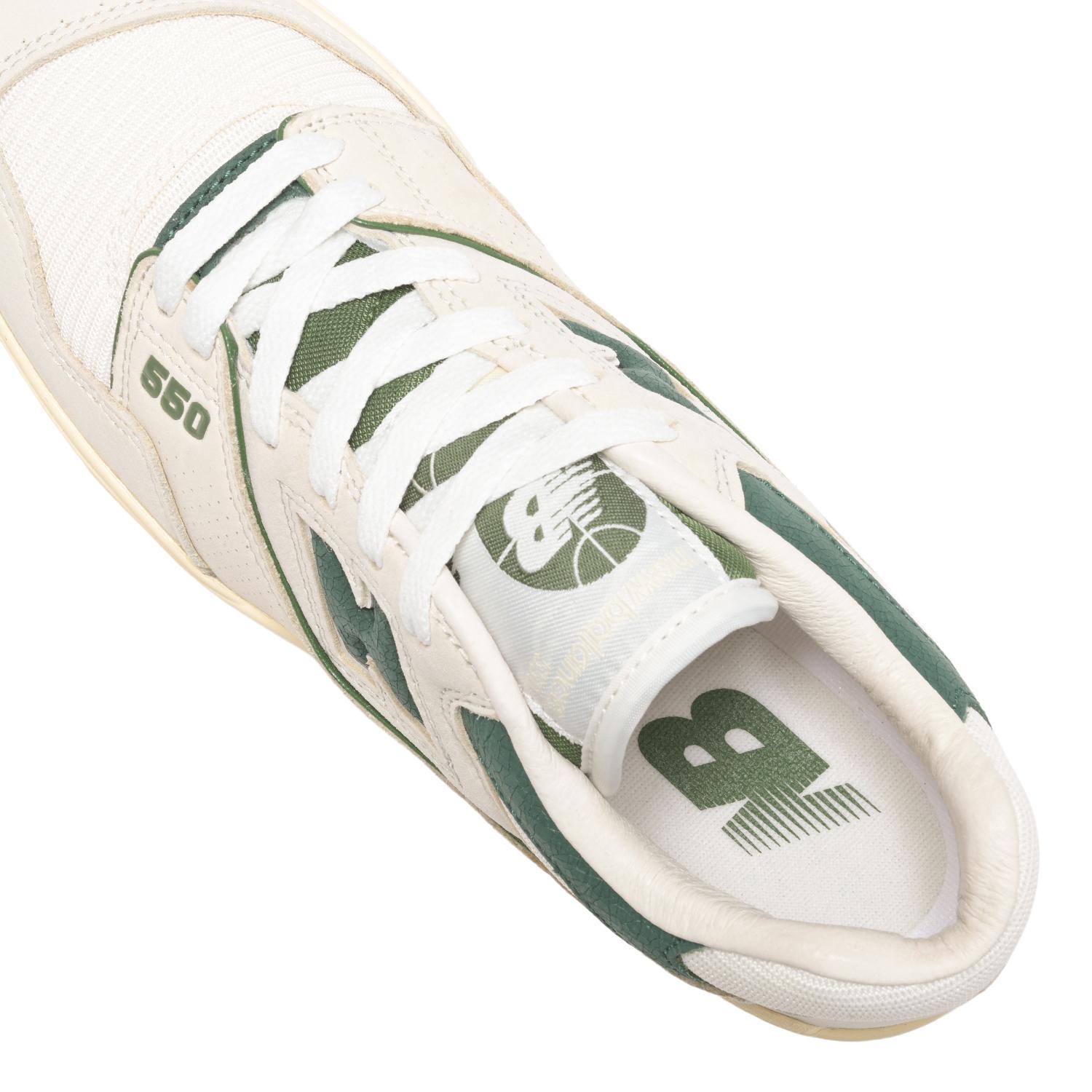 NEW BALANCE】 ニューバランス BB550LGR(D) BB550 BB550LGR OFFWHT/GRN