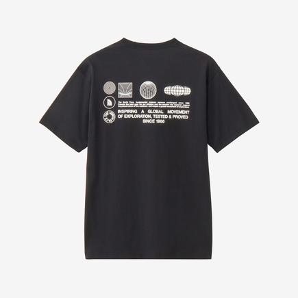 THE NORTH FACE S/Sフラッシュドライグローブグリッドコットンティー