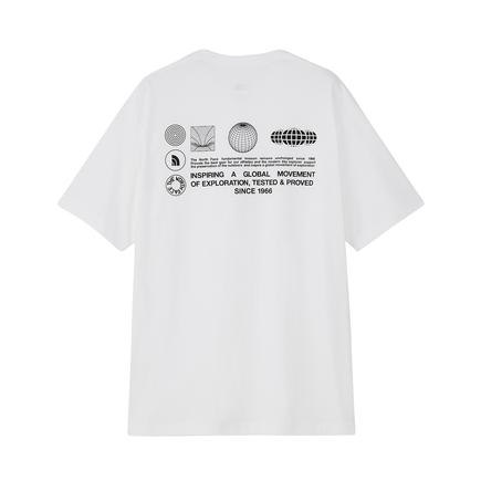 THE NORTH FACE S/Sフラッシュドライグローブグリッドコットンティー