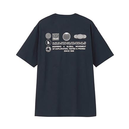 THE NORTH FACE S/Sフラッシュドライグローブグリッドコットンティー