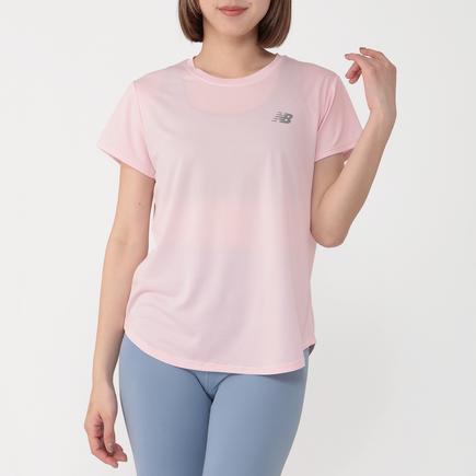 New Balance ウィメンズヘザーショートスリーブTシャツ