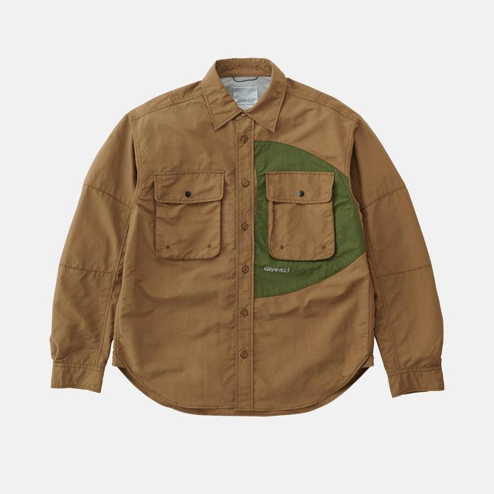 GRAMICCI M NYLON BRENTWOOD SHIRT COYOTE