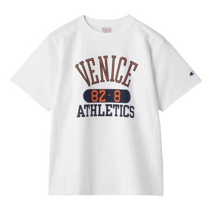 CHAMPION リバースウィーブプリントショートスリーブTシャツ