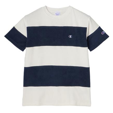 CHAMPION パイルパネルショートスリーブTシャツ