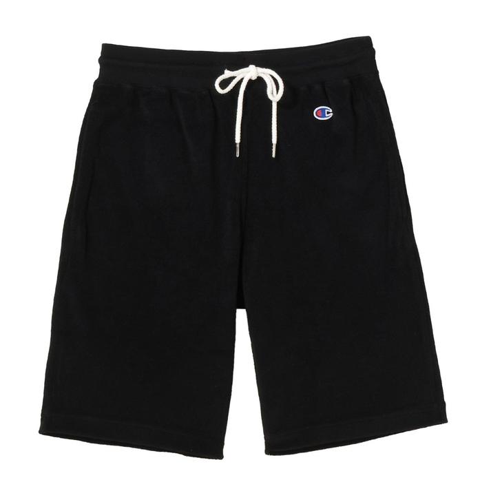 CHAMPION PILE SHORTS 090/BLACK