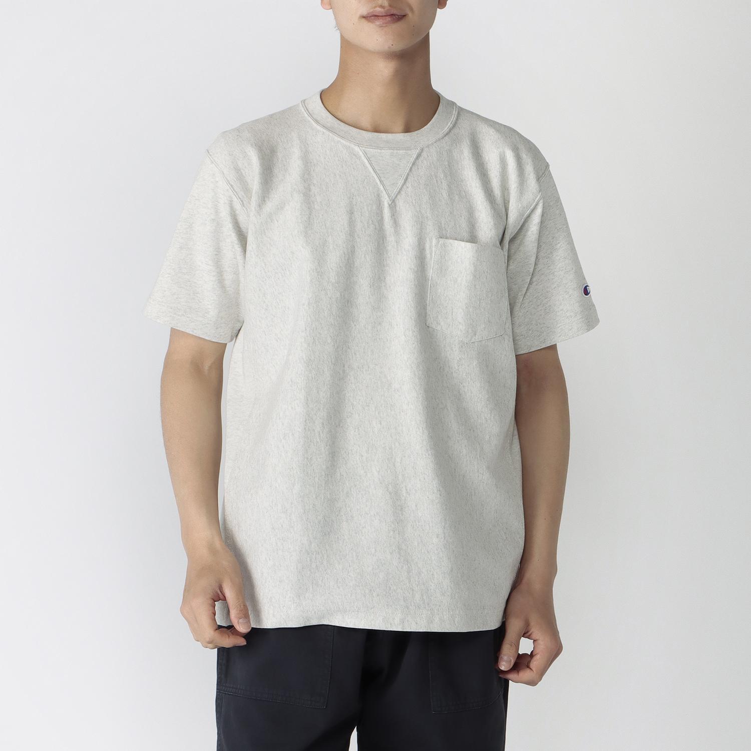 CHAMPION CHAMPION M's Reverse Weave Short Sleeve Pocket T-Shirt