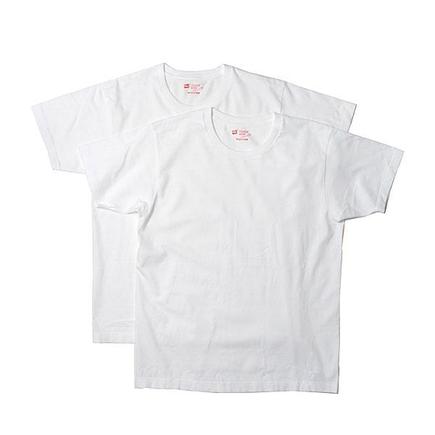 Hanes 2Pパックジャパンフィット クルーネックTシャツ