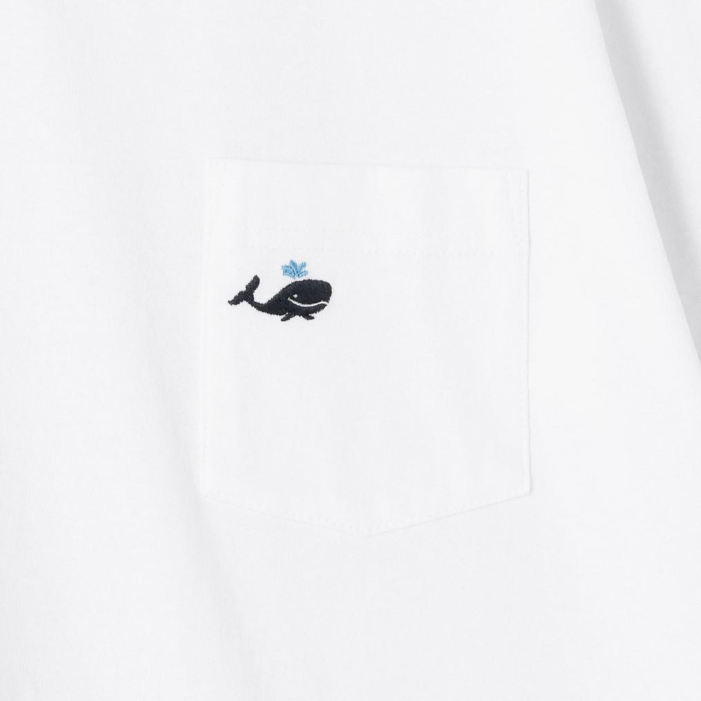  Good On GOOD ON Embroidery Pocket Tee Whale OSHMAN'S SMU画像4
