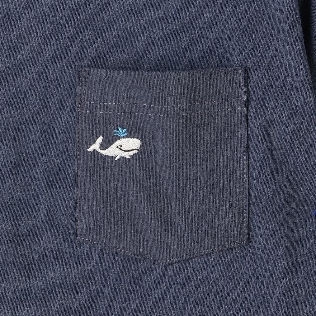  Good On GOOD ON Embroidery Pocket Tee Whale OSHMAN'S SMU画像4