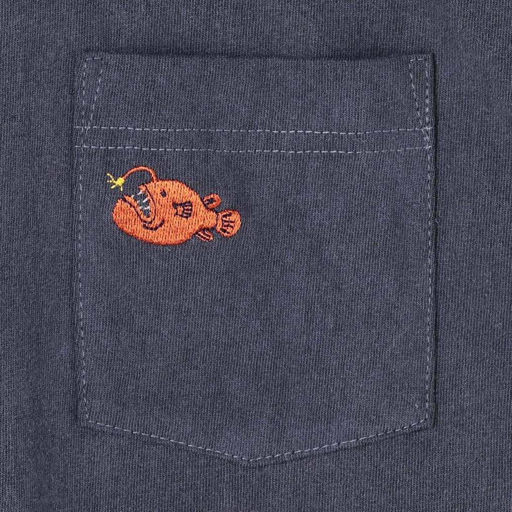  Good On GOOD ON Embroidery Pocket Tee Anglerfish OSHMAN'S SMU画像4