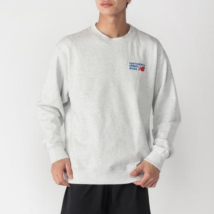 New Balance メンズプレミアムロゴスウェットクルー