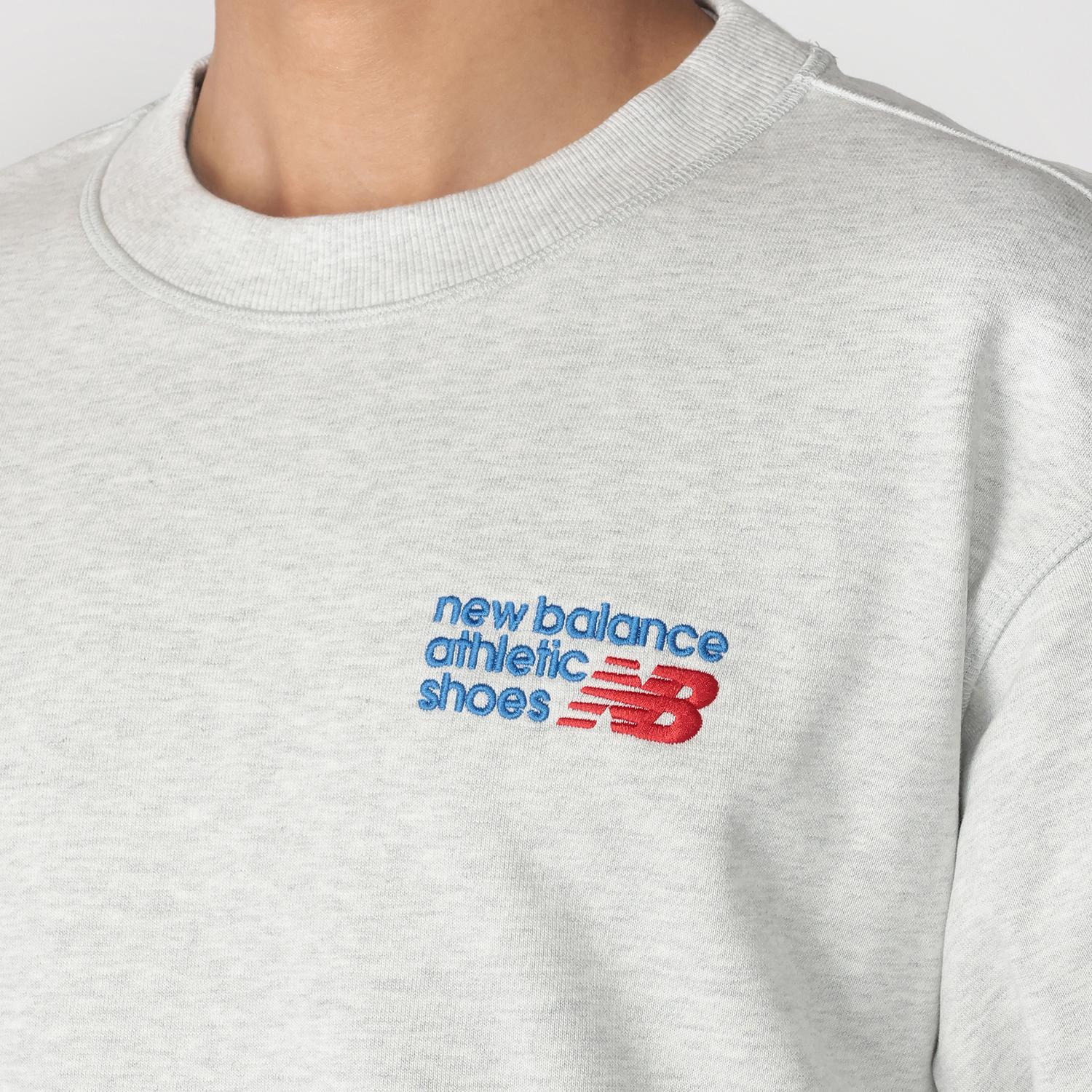 New Balance NEW BALANCE M's Premium Logo Crew Sweat｜OSHMAN'S