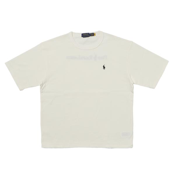 POLO RALPH LAUREN リラックスフィット バック エンブロイダリーロゴ T ホワイト S