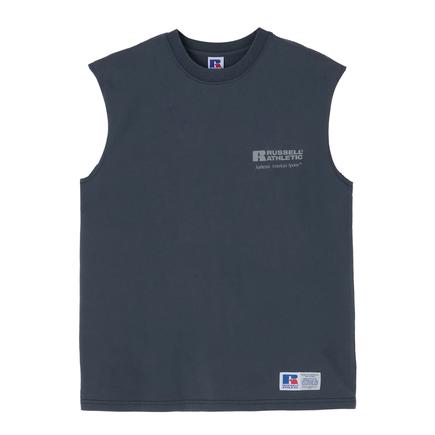 RUSSELL ウォッシュドアウトスリーブレスTシャツ