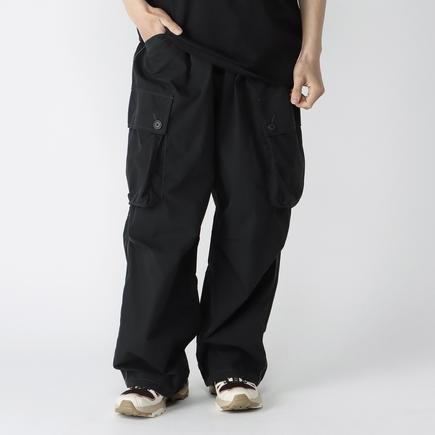 and wander グラミチ ミリタリーワイドパンツ