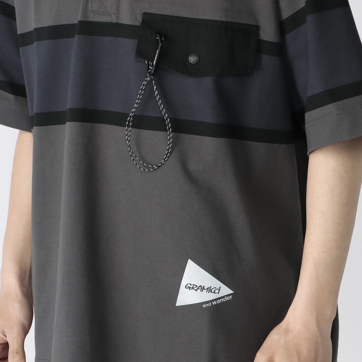 and wander and wander Gramicci Tech Rugby Shirt｜OSHMAN'S ONLINE