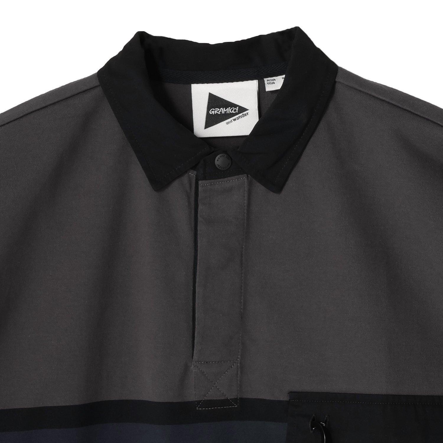 and wander and wander Gramicci Tech Rugby Shirt｜OSHMAN'S ONLINE
