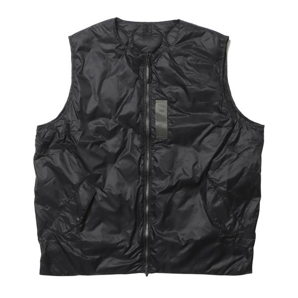 TAION ジャパンスペシャル リバーシブルMA-1インナーダウンベスト ブラック M