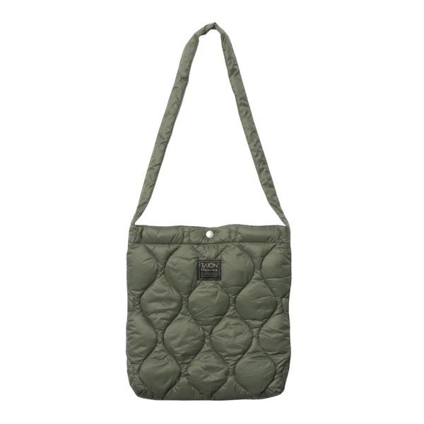 TAION ミリタリー ダウン クロス ボディーバッグ M-ソフトシェル カーキ FREE